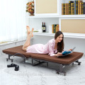 Hot Sale Wholesale Portable Furniture Extra Metal Cot With Wheels Folding Sofa Bed